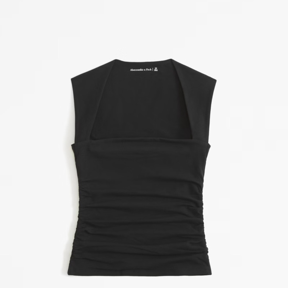 A&F Ava Top - Black Sleeveless Tank Top